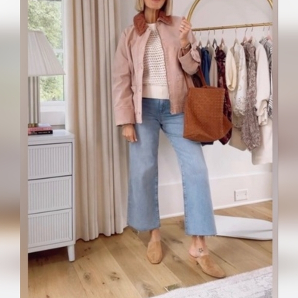 NWT Old Navy Canvas Barn Jacket Antique Rose L - Picture 5 of 9